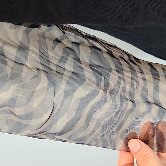 Giani Sweater Sheer Puff Sleeves Avant Garde 90s Womens Large - Picture 5 of 7